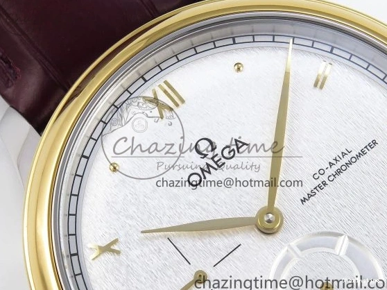 0415 De Ville Power Reserve YG MKF 1:1 Best Edition White Dial on Brown Leather Strap A WrinkleFree 7755